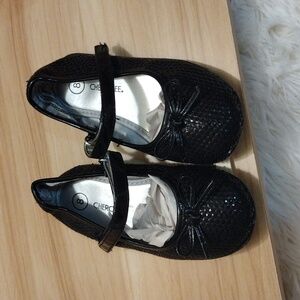 Black Sequin Dress Shoes Girl Size 8